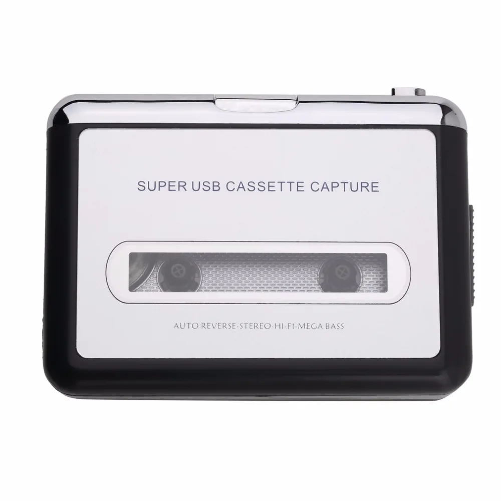 USB 2,0 портативная лента для ПК супер Кассета для MP3 аудио Музыка CD цифровой плеер конвертер захват рекордер+ наушники