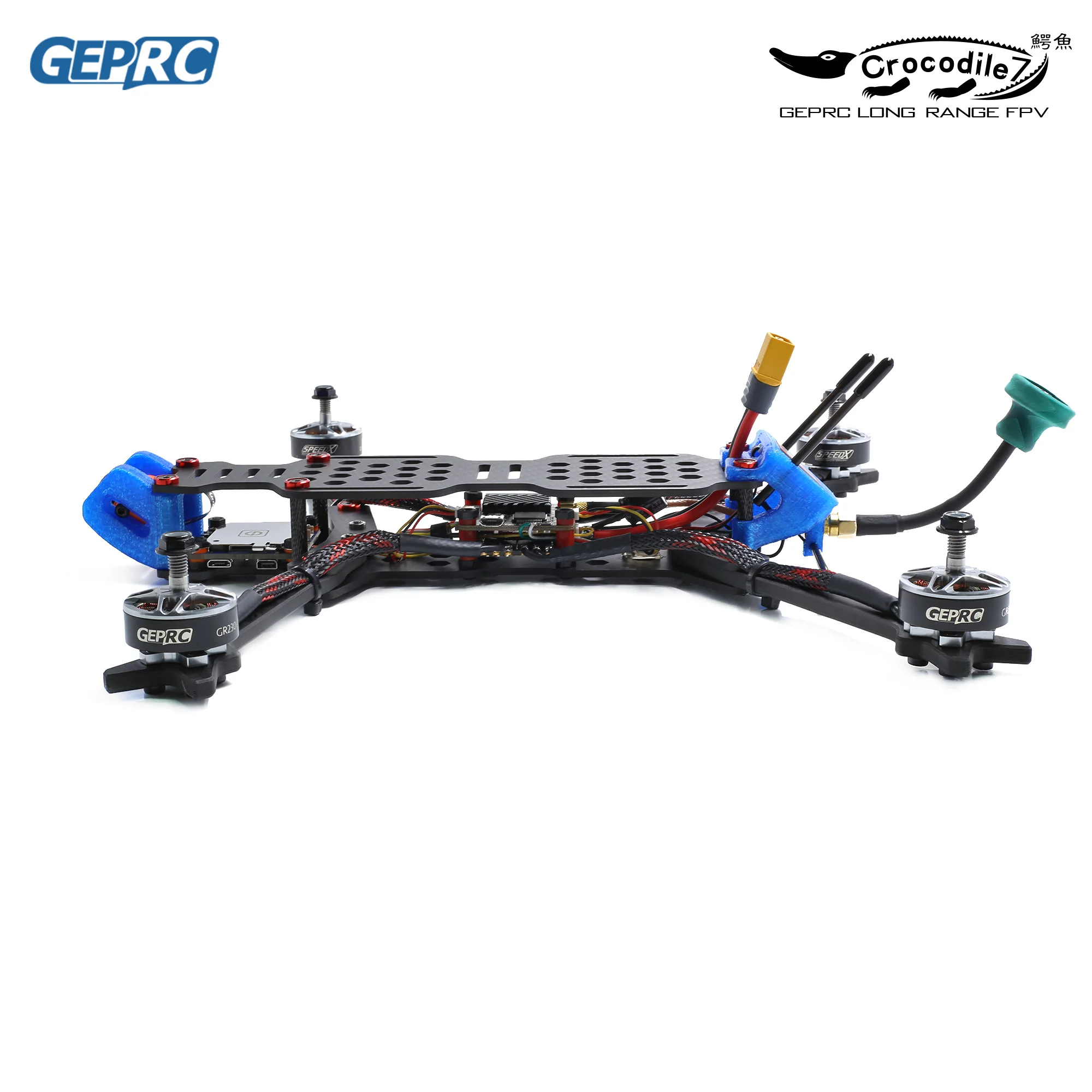 GEPRC дроны типа Крокодил 7 GEP-LC7-1080P 7 дюймов с HD 4K камерой SPAN PRO F4 BL32 50A Tower 1080P Runcam split 2S Long Rang FPV