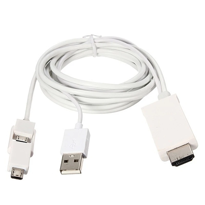 Кабель адаптер Micro USB 5/11pin для аудио и видео 1080P|to hdmi|hdmi audio videohdmi |