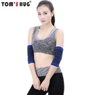 1 шт. спортивный локтя защита Поддержка Tom рисунком обнимающих фирменные дышащие ElbowPads снять артрит повязки налокотник синий