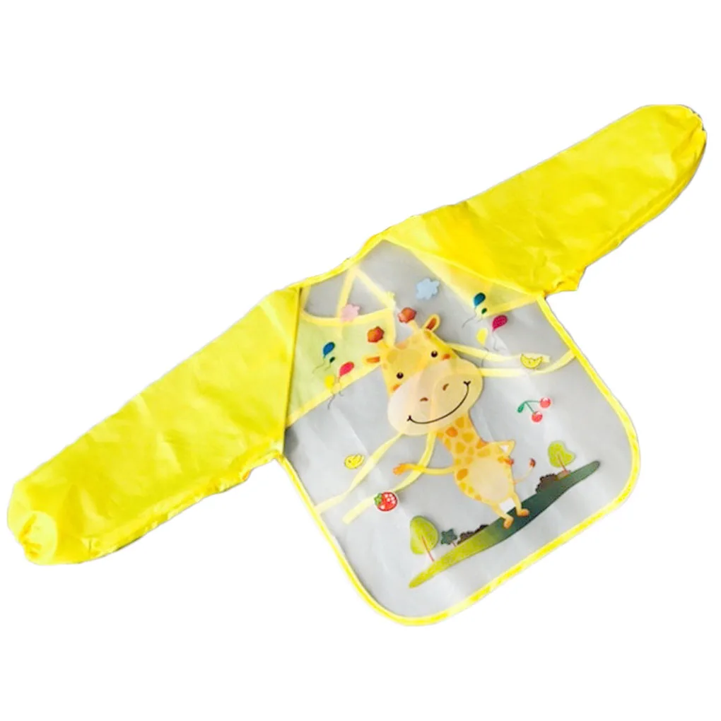 yellow Детские нагрудники, мягкий детский передник для кормления, милая бандана для новорожденных, аксессуары для детей, нагрудники, аксессуары для мальчиков и девочек - Цвет: yellow