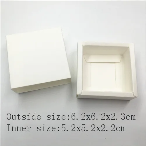 6.2x6.2x2.3cm 1 шт ящик стиль винтажный крафт-картон Свадебная коробка подарочная упаковка коробка для конфет/шоколада/печенья/ремесла/торта - Цвет: 6.2x6.2x2.3cm