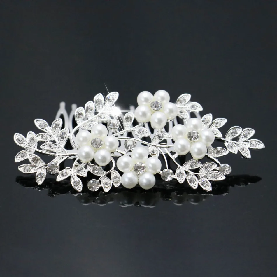 Модные женские аксессуары для волос свадебные украшения кристально прозрачные