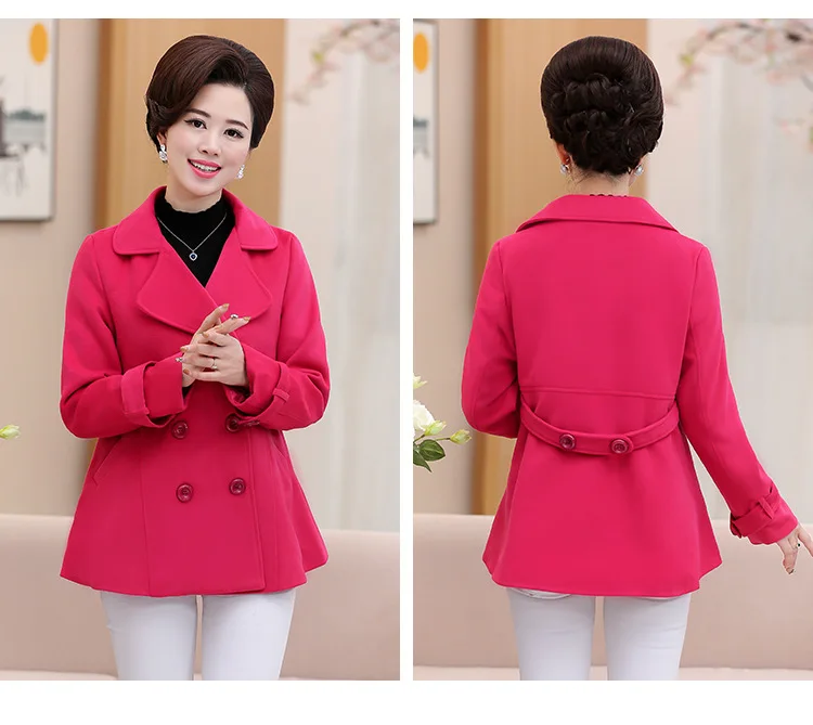 Женщин среднего возраста одежда Большие размеры Новинка женские модные (куртки) |