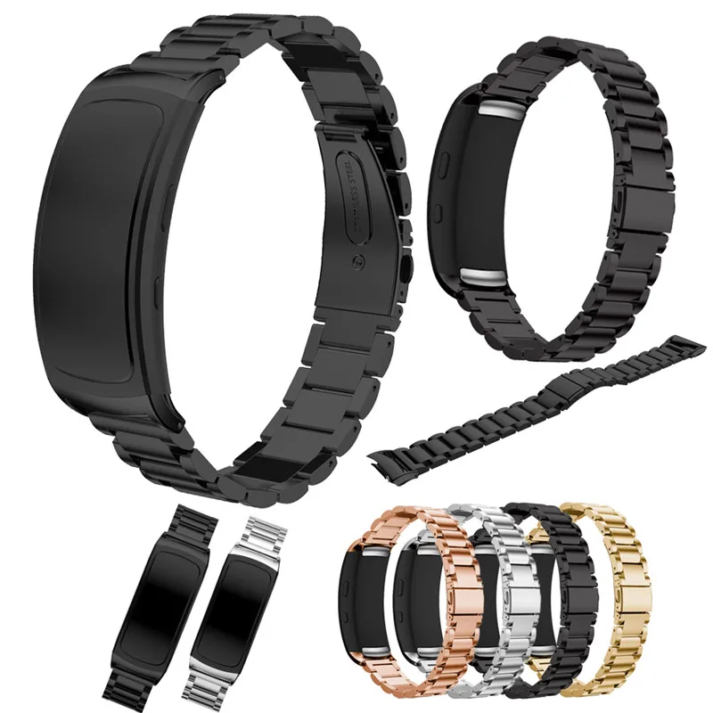 Роскошный сменный ремешок из нержавеющей стали для samsung gear Fit 2 Pro, ремешок для часов, браслет для samsung Fit2 SM-R360, ремешок