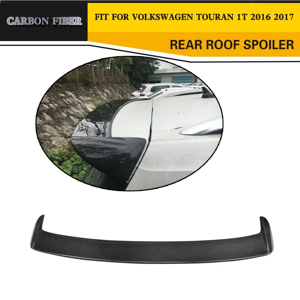 Задний спойлер на крышу из углеродного волокна крылья багажника для VW Touran 2016 2017