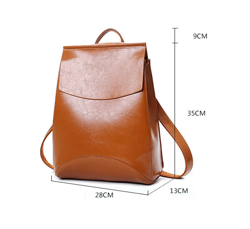 Рюкзак женский из кожи высокого качества для девочек подростков|fashion leather