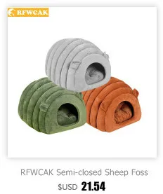 RFWCAK, съемная кровать для собак, большой теплый домик для собак, диван, гнездо для кошек, котенок, щенок, плюшевый питомник, подушка, товары для животных, Cama Perro Cachorro