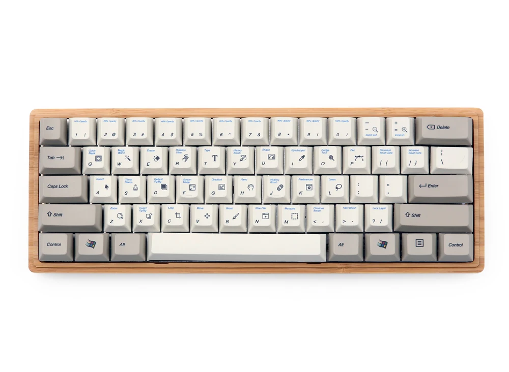 Enjoypbt Photoshop PC keycap dye-sub 117 клавиш для Механическая клавиатура cherry mx