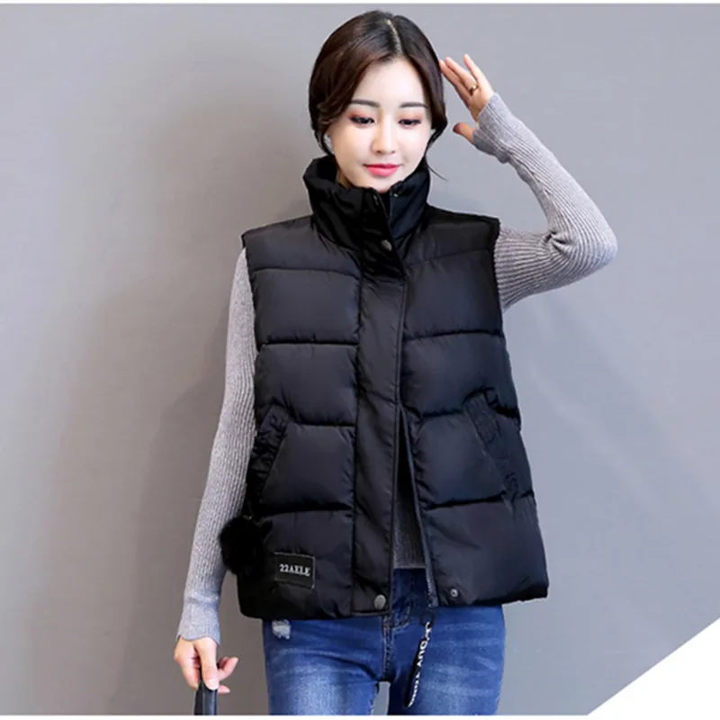 UHYTGF осенне-зимнее пальто Женский пуховой жилет из хлопка женская одежда модная