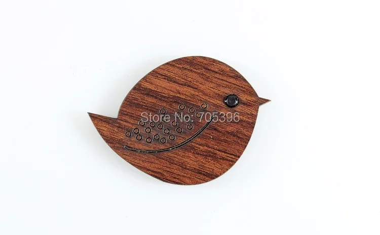 Деревянные магниты на холодильник в стиле ретро Форма птицы Домашний декор