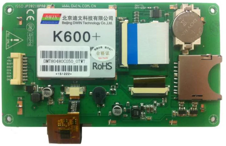 Dmt80480c050 _ 07wt 5 дюймовый DWIN DGUS серийный экран сенсорный конфигурационный ЖК