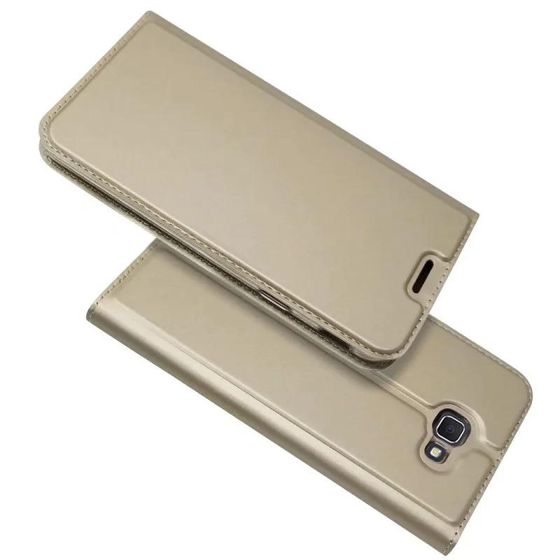 Проверка на samsung Galaxy J5 Prime чехол samsung Galaxy J5 премьер откидная крышка кожанный Fundas для samsung J5 Prime G570 G570F чехол coque - Цвет: Golden