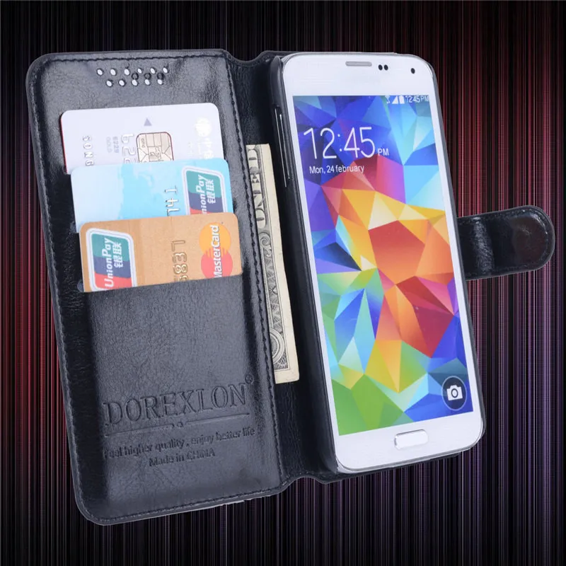 Чехол-книжка для Alcatel idol 4 кожаный чехол-книжка Alcael One Touch idol4 6055 чехол-бумажник с