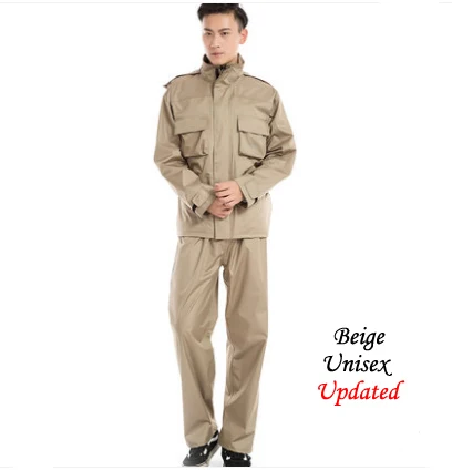 Waterproof Raincoats Солнечные дождевики для женщин и мужчин Велоспорт водонепроницаемый дождевик брюки костюмы Велоспорт одежда Набор непроницаемый Кемпинг Капа de chuva - Цвет: Waterproof Raincoats