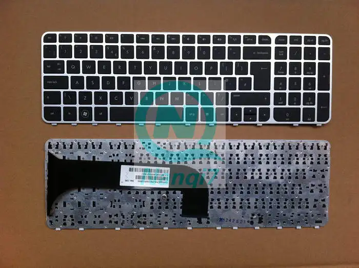 Новая Оригинальная клавиатура для hp Pavilion m6 Envy m6 M6-1000 m6-2000 Великобритании с рамкой Белый PK130R12B09