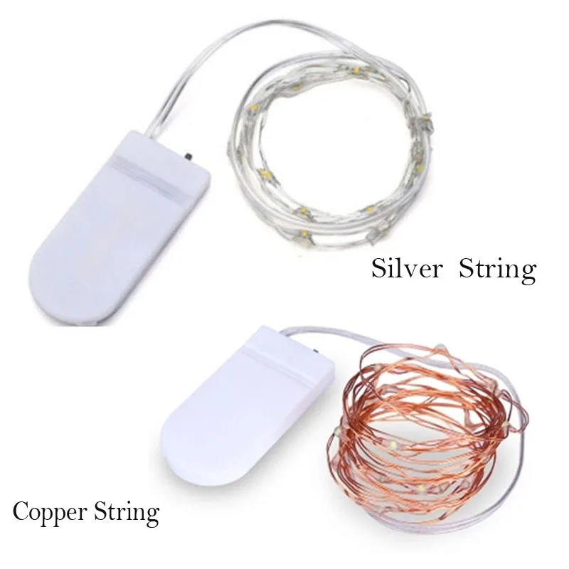 Водонепроницаемый Фея светильник CR2032 Батарея приведенный в действие мини