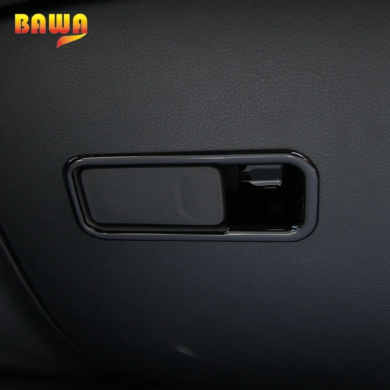 

BAWA Automotive Interior Stickers For Jeep Compass 2017 2018 Copilot Armrest Storage Box Handle Door Bowl Cover For Compass 2017