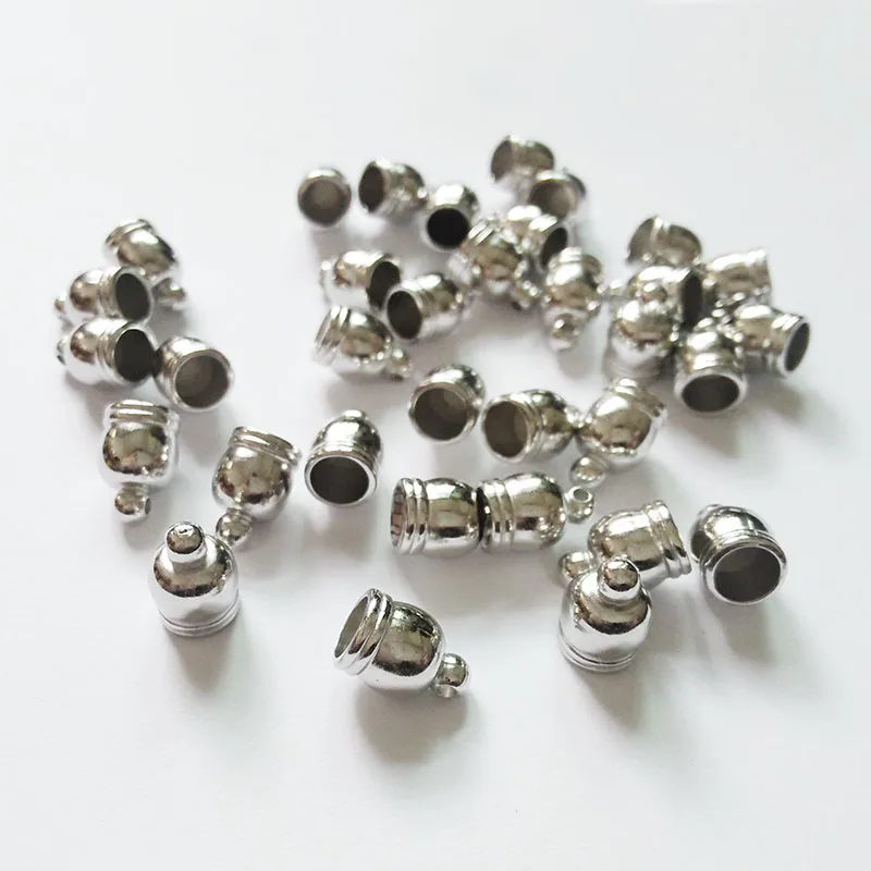 Аксессуары для аксессуаров: кожаный шнур ожерелье Концевики петли текстурные