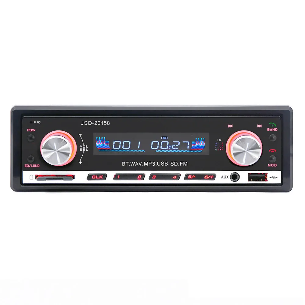 Автомобильный стерео аудио вход Aux FM приемник SD USB MP3 радио плеер A24|Портативные