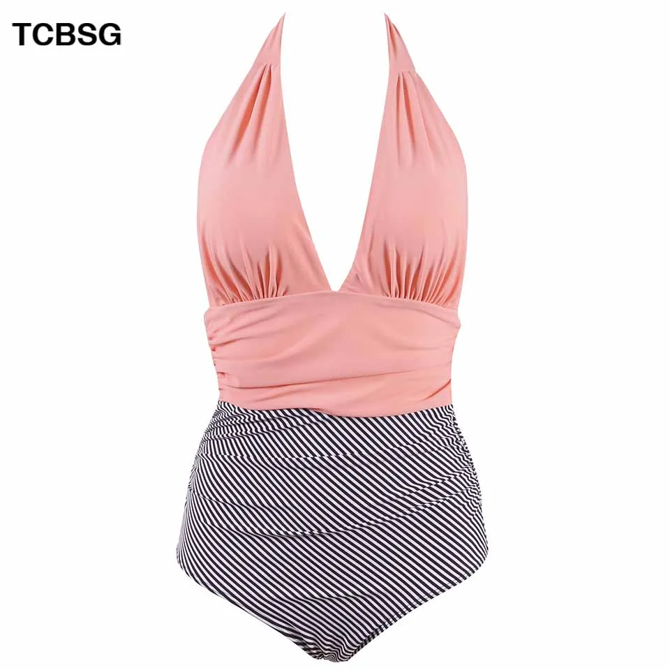 Новый сексуальный цельный купальник TCBSG женские купальные костюмы с высокой
