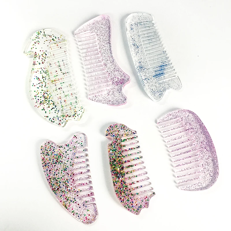 

Comb Silicone Mold Resin Craft DIY Mould Tools for Jewelry Pendant Making Decorating 10 Styles 1PC