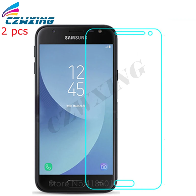Для Samsung Galaxy J2 2018 закаленное стекло Защита экрана для J 2 SM J250F J250|Защитные стёкла и