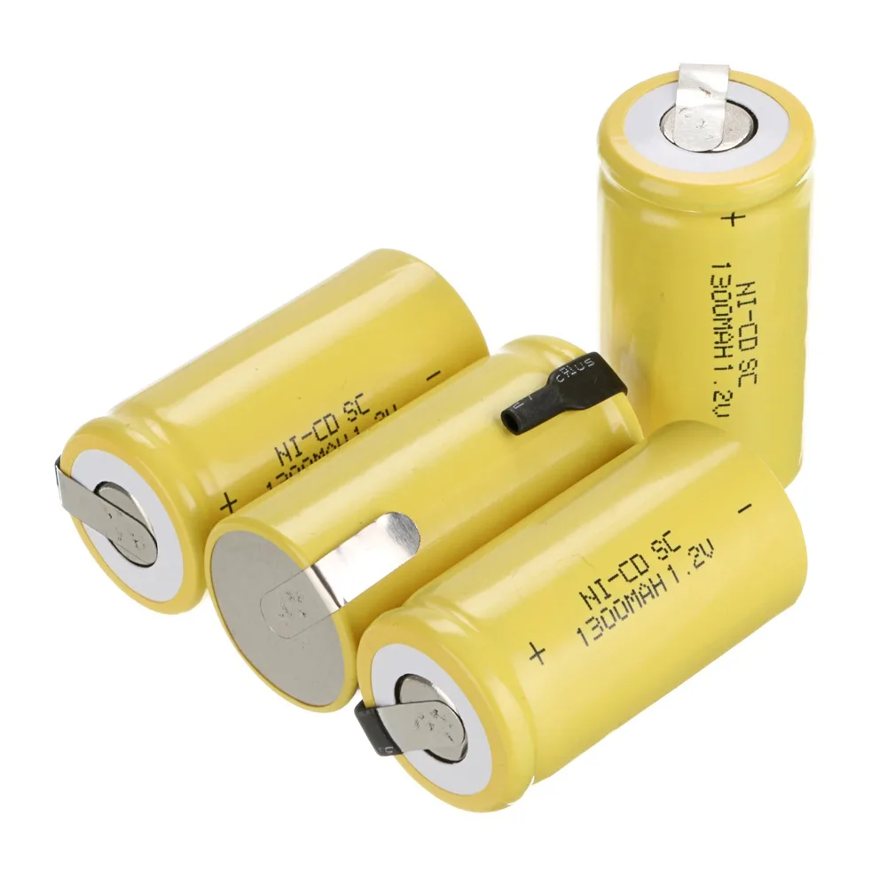 

Hot sell in Russia! 16 PCS Sub C SC 1.2V 1300mAh Ni-Cd NiCd Rechargeable Battery 4.25*2.2CM