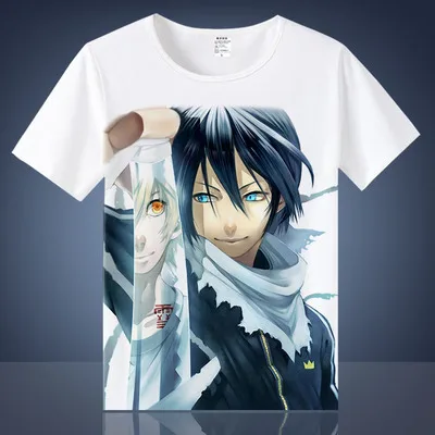 M Coshome Noragami Yato футболки костюмы для косплея для мужчин и женщин футболки для взрослых аниме топы с короткими рукавами летние футболки - Цвет: M