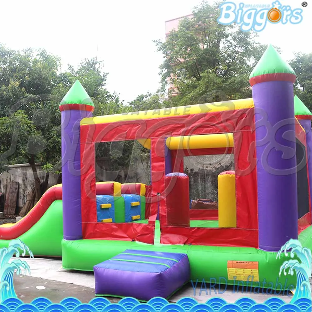 

Yard New double slides in combo Commercial use inflatable bouncer for sale