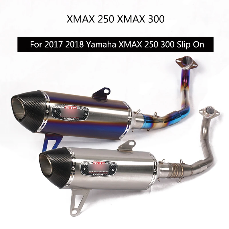 (Полная выхлопная система) для 2017 2018 Yamaha XMAX 250 300 труба без шнуровки 51 мм
