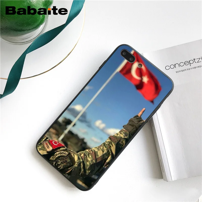 A2 Babaite флаг Турции солдат чехол для телефона для iphone 11 Pro 11Pro Max 8 7 6 6S Plus 5 5S SE XR X XS MAX - Цвет: A2