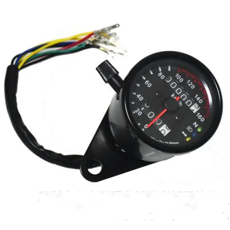 12V Универсальный мотоцикл велосипед металлический корпус черный светодиодный