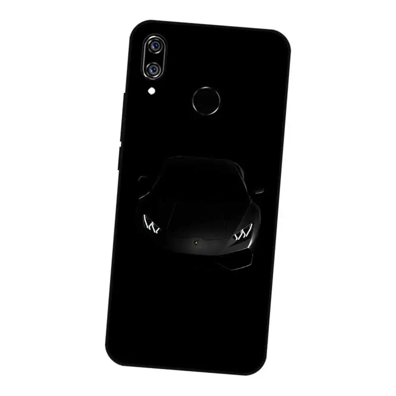 N242 Ae86 Harsh Car Black Silicone Case Cover For Huawei Nova 2 2i 2S 3 3e 3i 4 4e Enjoy 8 Plus |