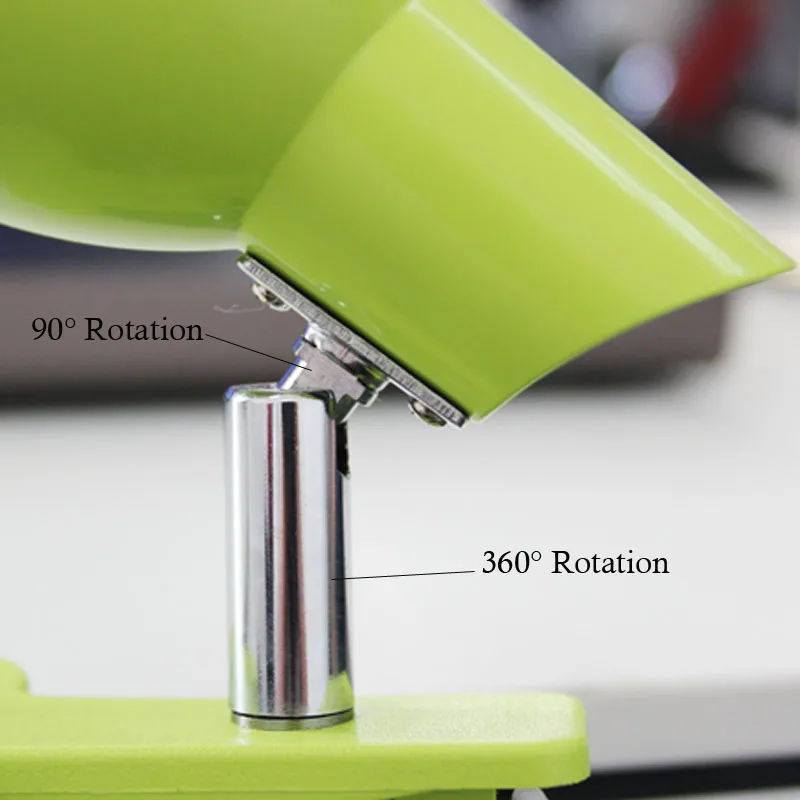 Portable Adaptor Plug Rotating LED Desk Lamp Clip on Table Book Reading Light for Study Home Emergency | Лампы и освещение