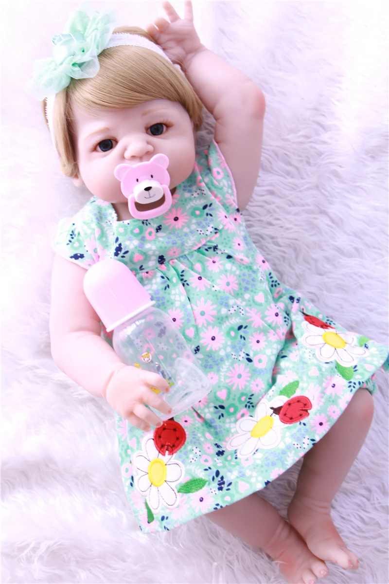 NPK бренд bebes reborn 22 &quotсиликоновые куклы для новорожденных девочек лучший подарок