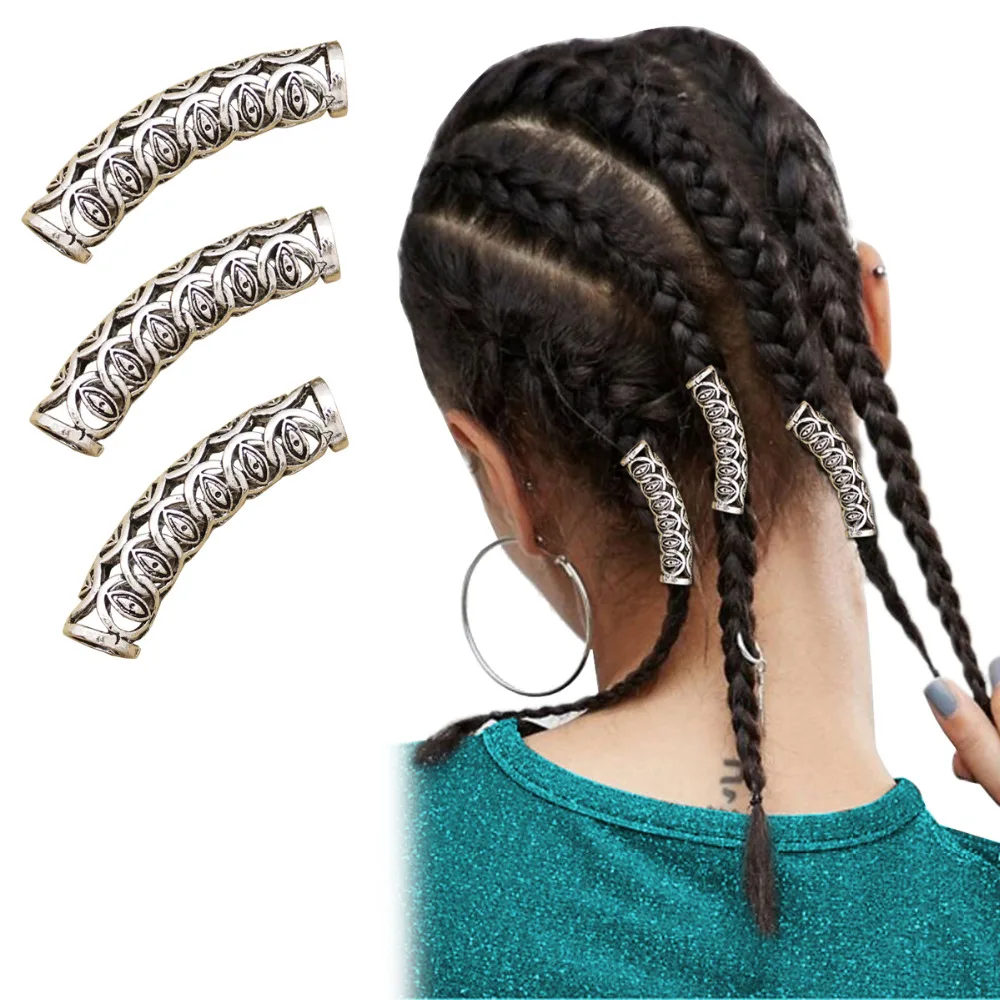 3x Norse Viking Beard Bead Rasta Dreadlocks коса для волос заколка аксессуары Рождественская