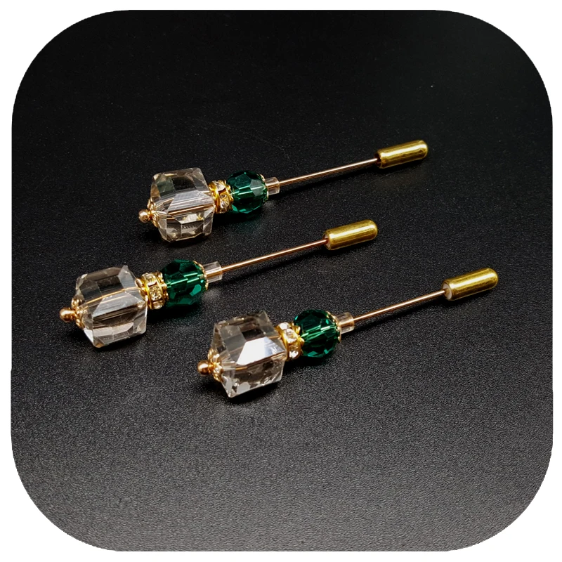 Роскошные бусины-стразы хиджаб шпильки Новая мода нагрудные булавки для