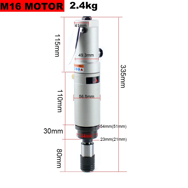 Высокое качество AT-016-S M3-M16 JIS или ISO Автоматическая пневматическая резьбонарезная машина пневматический инструмент с работой достигают 900 мм