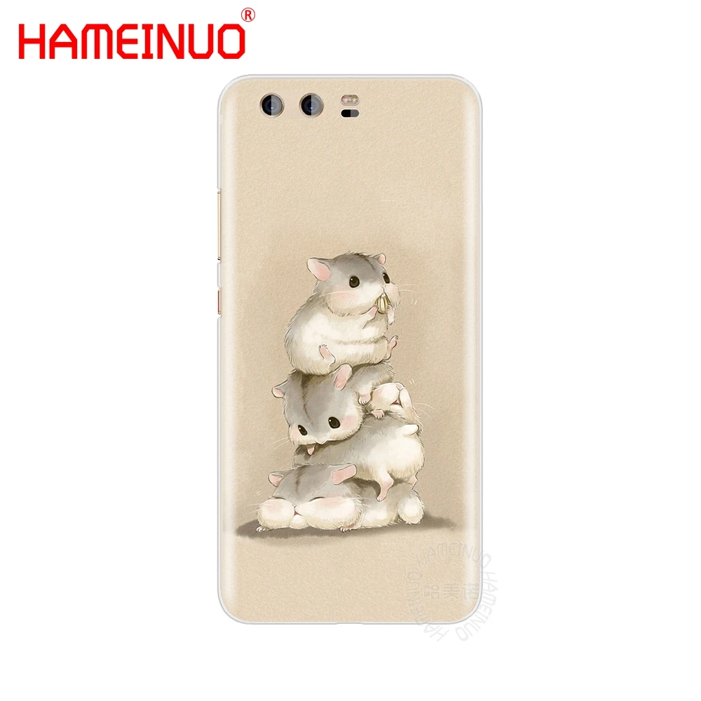 HAMEINUO чехол для телефона с изображением кролика мыши хомяка huawei Ascend P7 P8 P9 P10 P20 lite plus