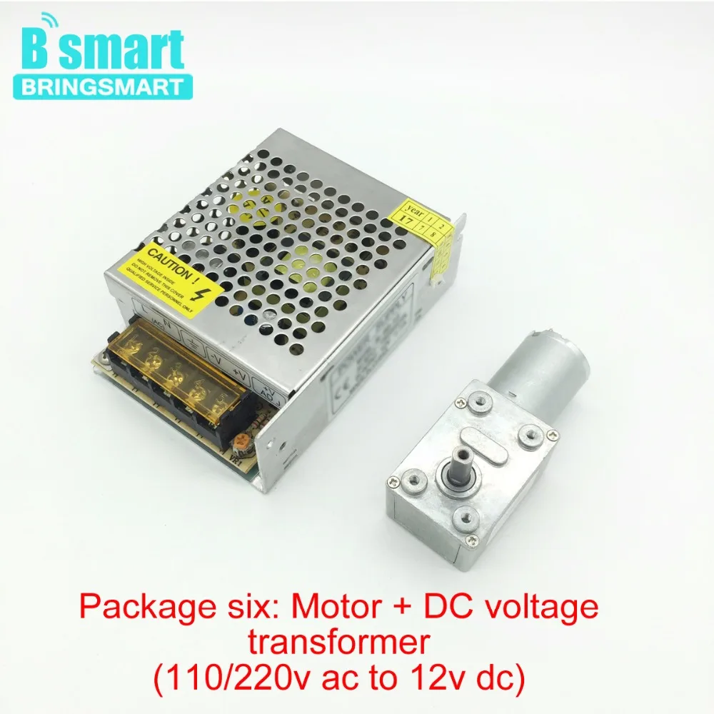 Bringsmart DC 12 В Двигатель 10 об./мин. jgy-370 червь Шестерни Двигатель группы 12 вольт Двигатели для автомобиля кронштейн Скорость Управление Беспроводной Управление лер Питание мотор редуктор электродвигатель