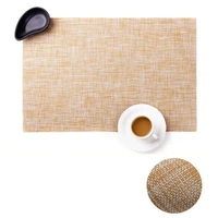 hot nordic style placemat pvc dining table mat disc pads bowl pad coasters waterproof table cloth pad slip resistant pad