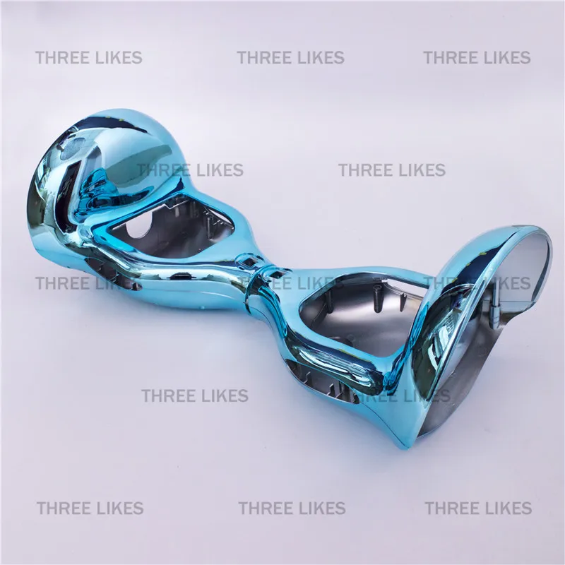 Хром Синий 10 дюймов умный самобалансирующийся 2 колеса стоячий электрический