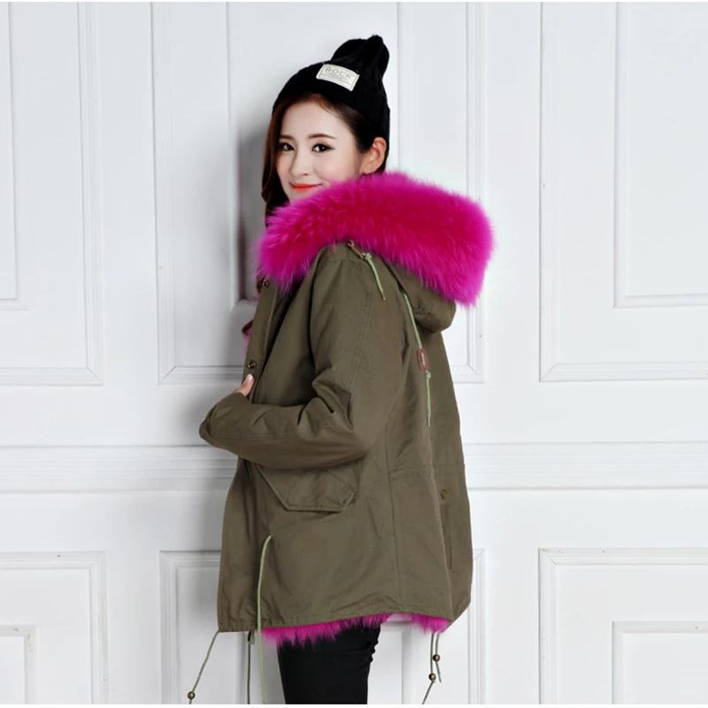 Шуба женская Армейская зеленая с заклепками на молнии|coats coats|women army greenarmy green coat |