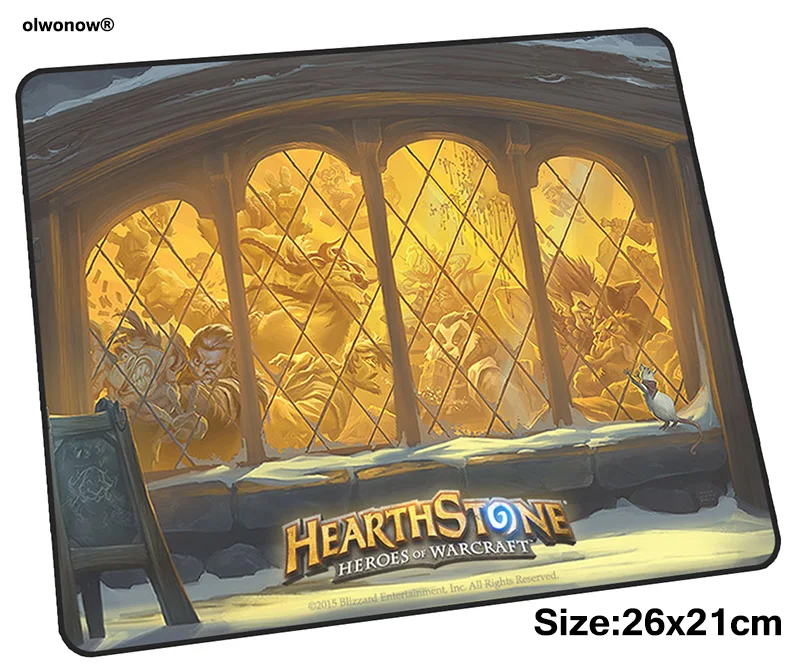 Коврик для мыши Hearthstone 26x21 см игровой коврик большой геймеров мультяшный