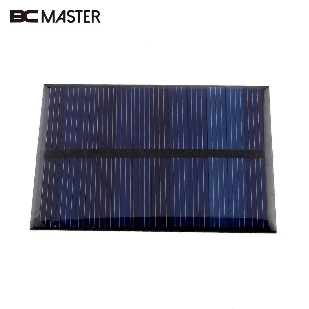 Портативная панель солнечной энергии BCMaster 80x55x2 5 мм 6 в 0 Вт полисиликоновая