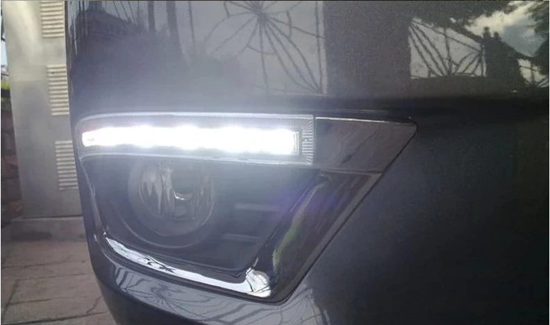 12V 6000k светодиодный DRL Дневной Бег светильник чехол для Toyota Camry 2009-2011 camry светодиодный DRL Противотуманные светильник s
