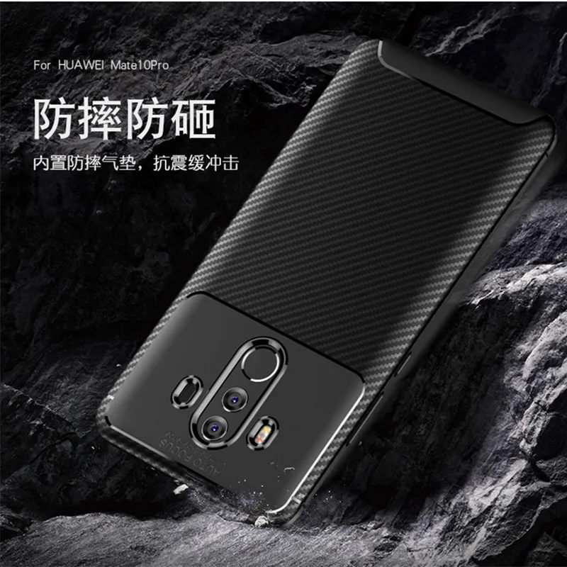 Чехол из углеродного волокна для huawei mate 10 Porsche дизайнерский чехол с алмазной сеткой для huawei mate 10 Porsche версия чехла
