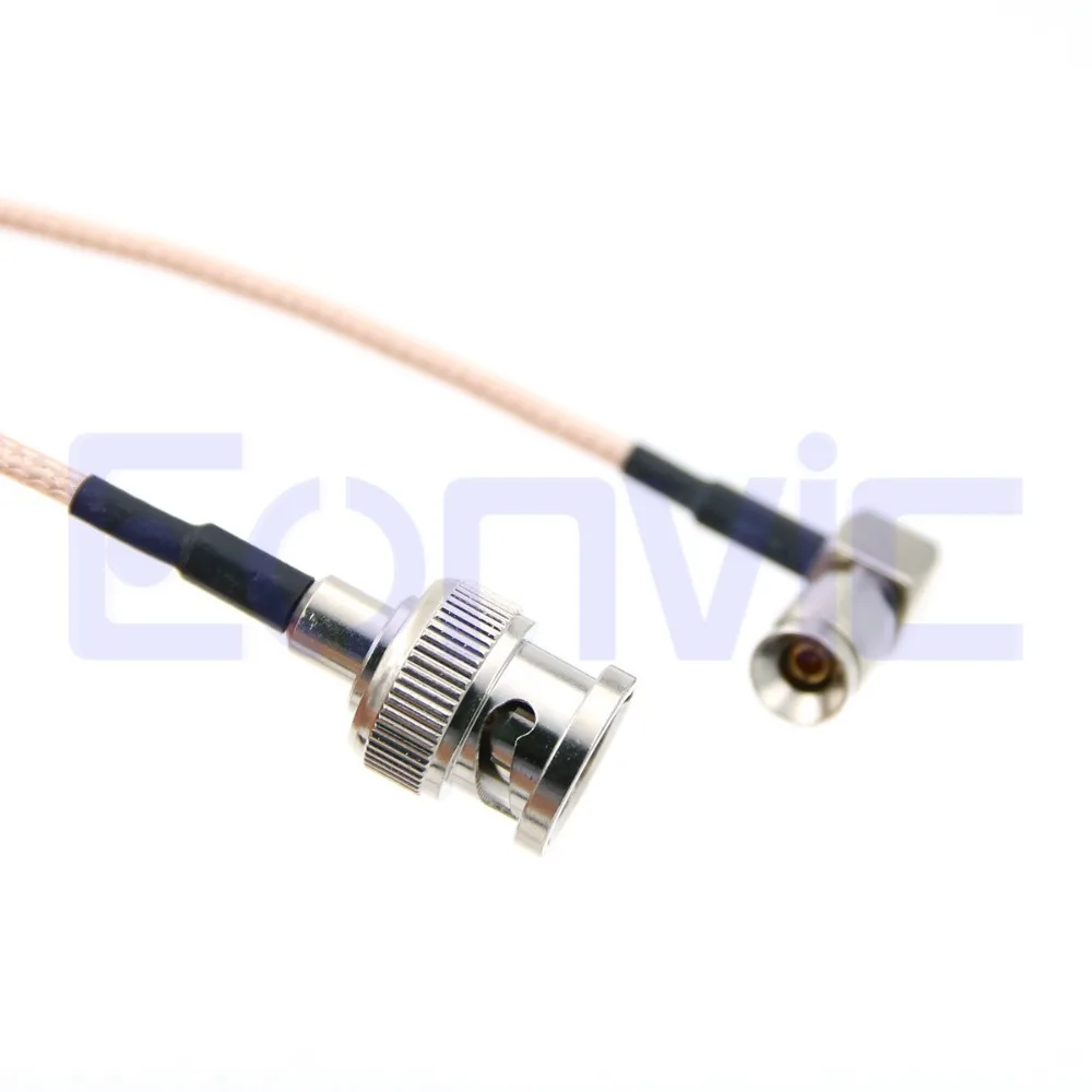 Eonvic BNC Male to Right Angle DIN1.0/2.3 RG179 Coax 75ohm SDI Pigtail Blackmagic Cable 15cm | Обустройство дома