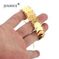 bracelet fashion new african ethiopian women jewelry gold coin bracelets girl party ornament luxury gifts for friends bangles